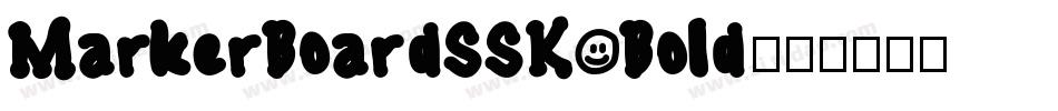 MarkerBoardSSK Bold字体转换